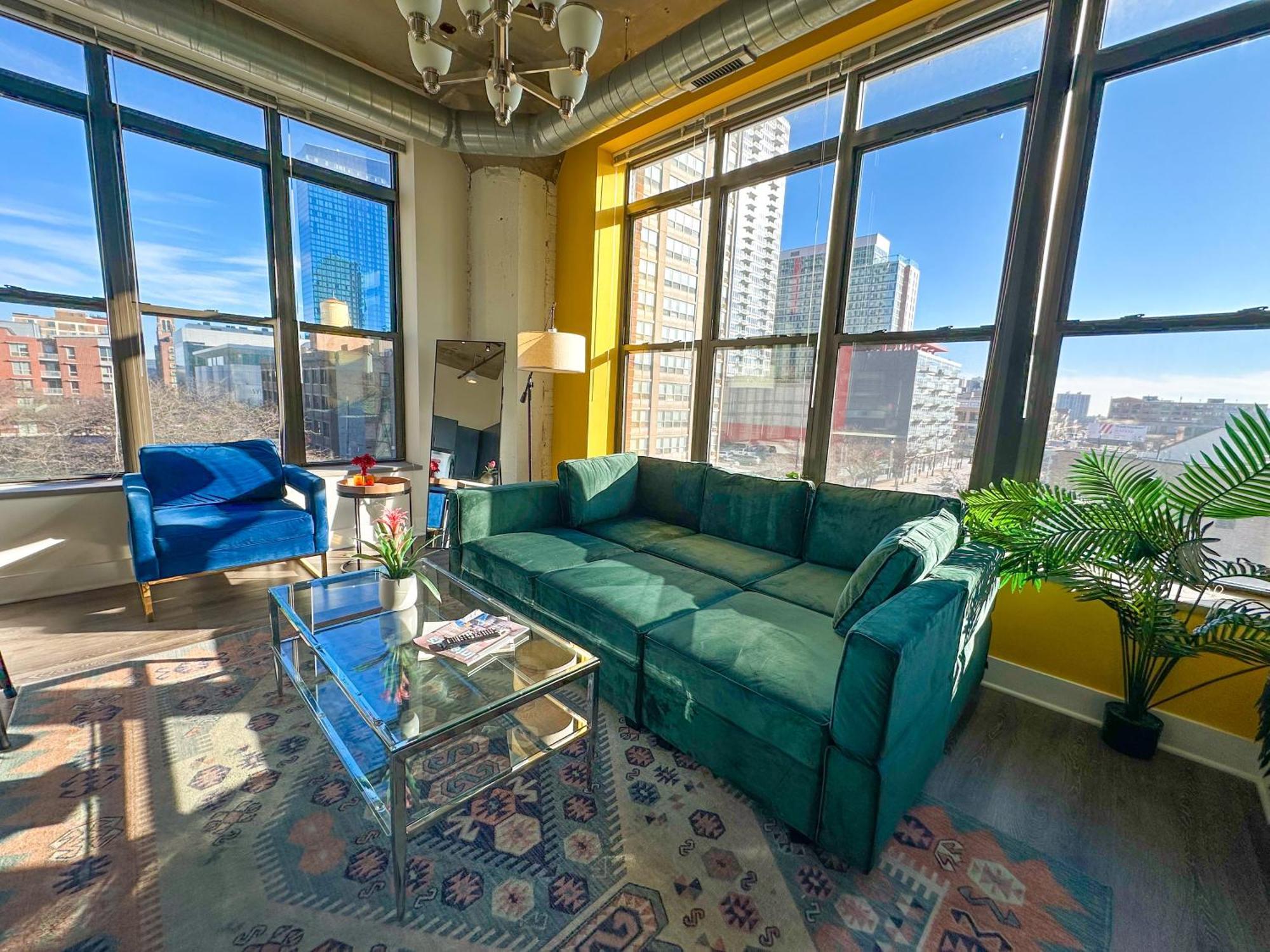 Bright 2Br Luxury Corner Suite With Optional Parking Sleeps 6 Guests Near Mccormick Place And Soldier Field Σικάγο Εξωτερικό φωτογραφία
